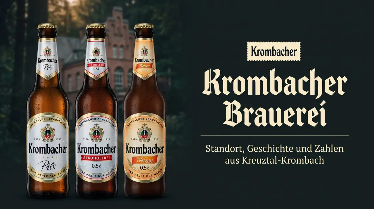 Krombacher Brauerei in Kreuztal-Krombach im Siegerland